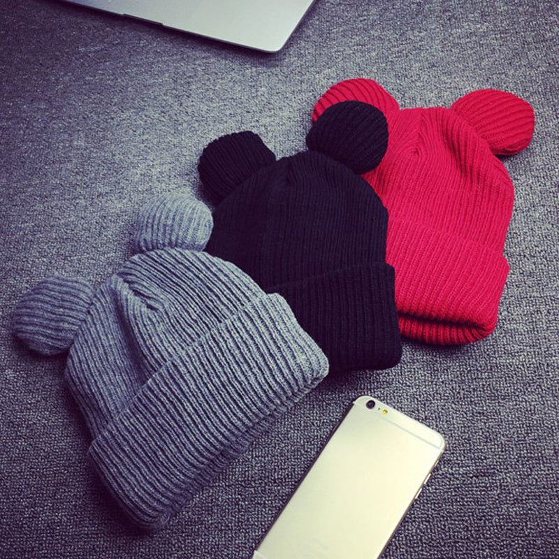 Cute Ear Braided Beanies