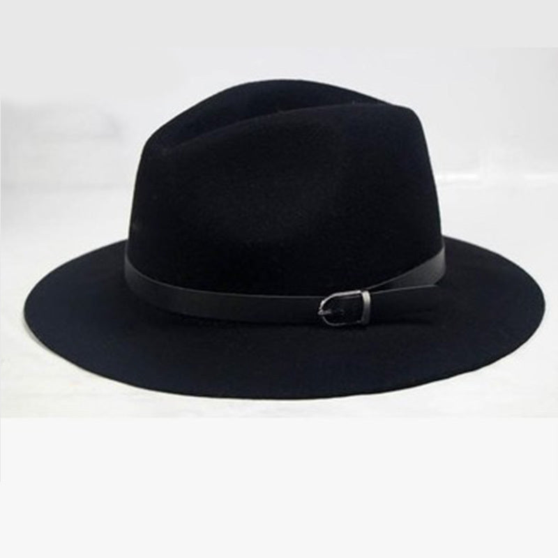 Thin Buckle Vintage Hat
