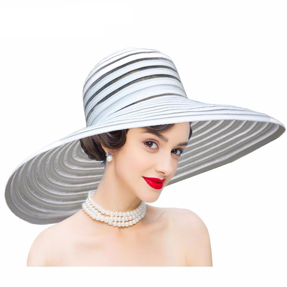 Elegant Wide Brim Summer Hat