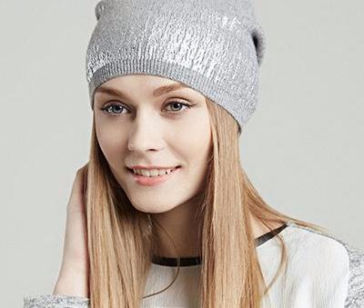 Shiny Thick Beanie Hat