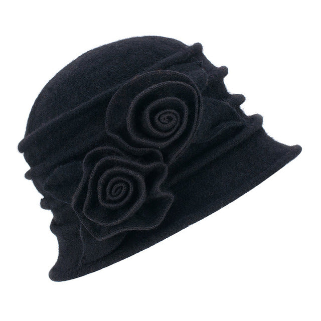 Flower Knot Cloche Hats