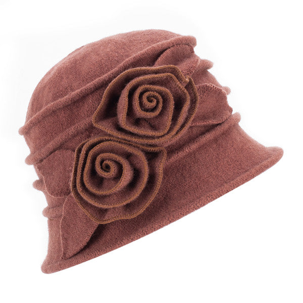 Flower Knot Cloche Hats