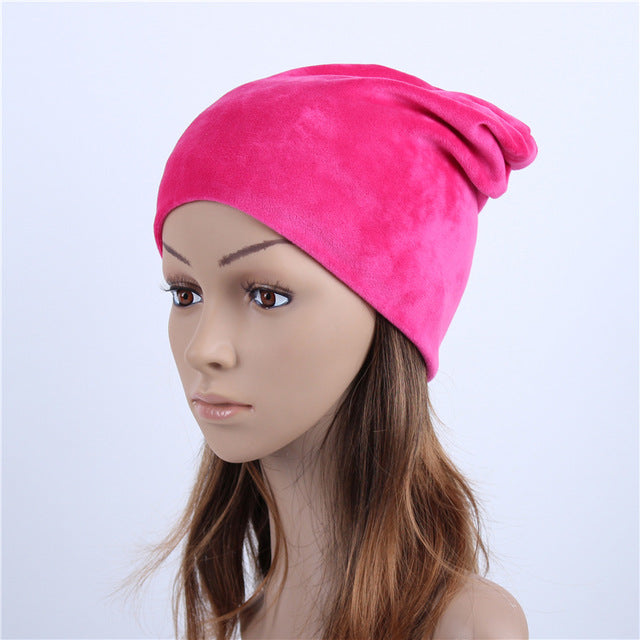 Casual Velvet Women's Beanies