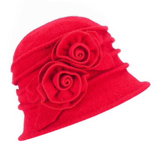 Flower Knot Cloche Hats