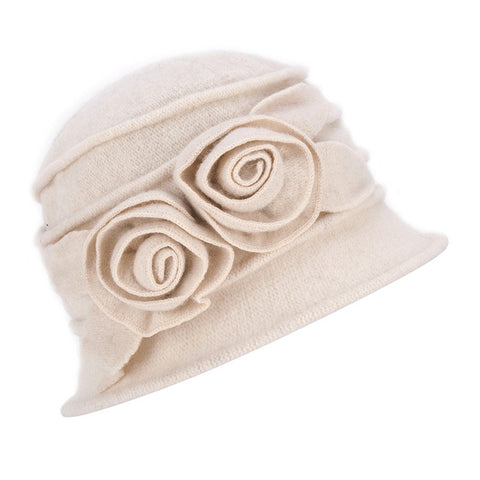 Flower Knot Cloche Hats